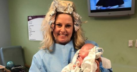 Midwife Interrupts Hair Appointment