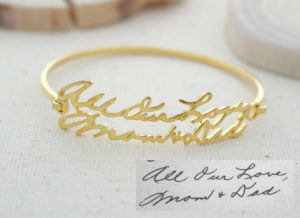 Handwriting Bracelet