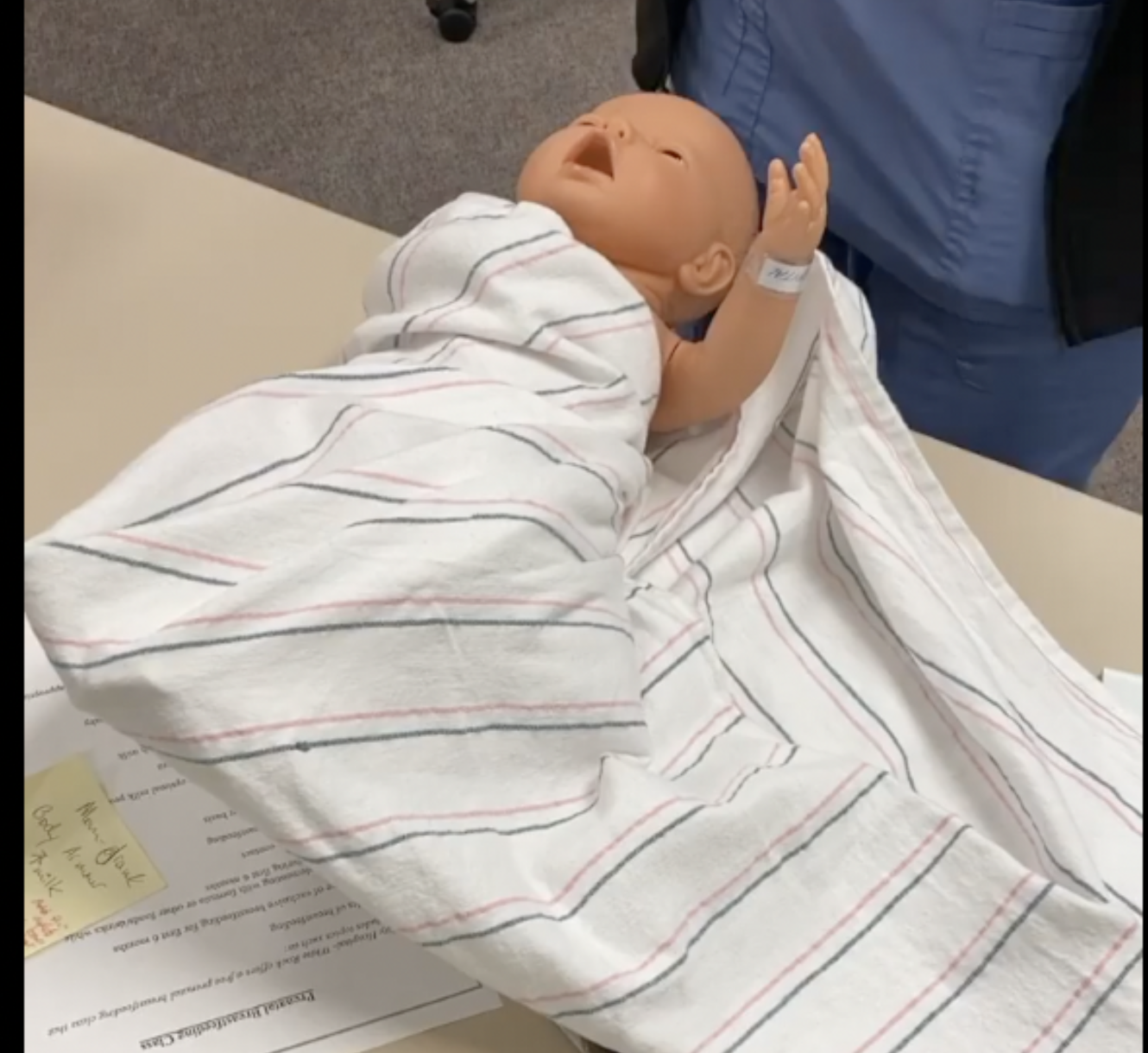 How to Swaddle a Newborn Baby Safely