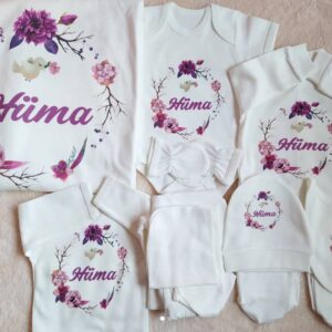 Personalized Newborn Outfit and Blanket